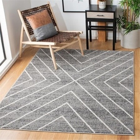Safavieh 6 x 6 ft. Adirondack 251H Power Loomed Square Area Rug Dark Grey & Ivory ADR251H-6SQ